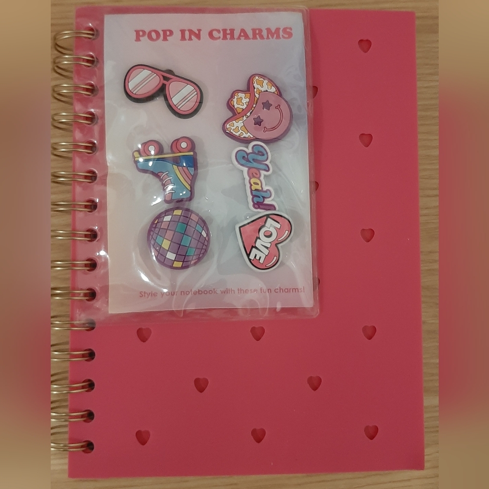Colorful Kids Pop-in Charms And Journal